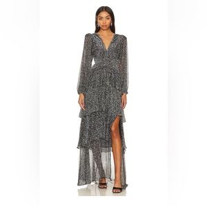 ASTR the label: Anora dress in black multi size S